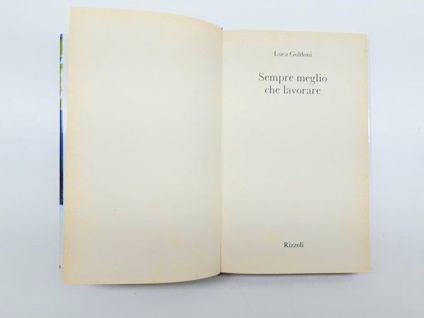 Luca Goldoni lotto di 5 libri Rizzoli