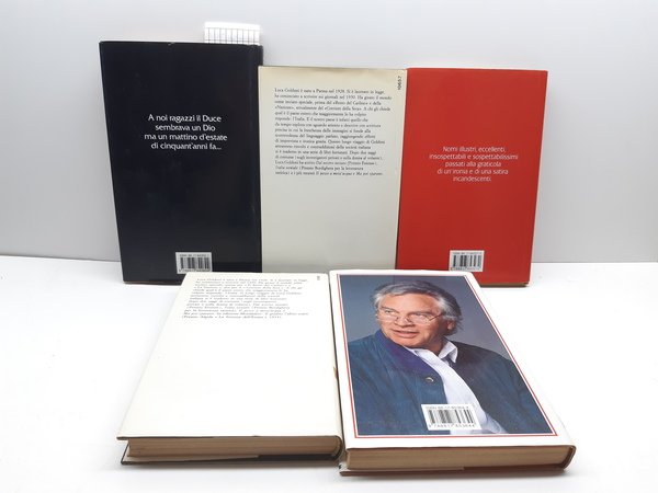 Luca Goldoni lotto di 5 libri Rizzoli