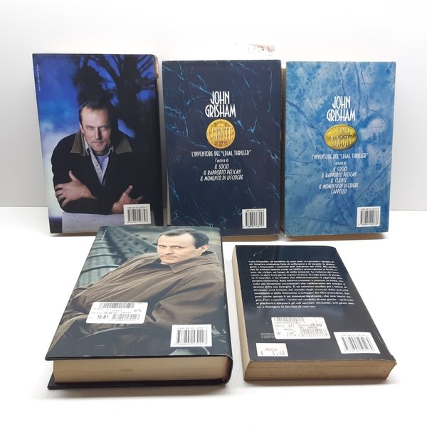 John Grisham lotto 5 romanzi Mondadori