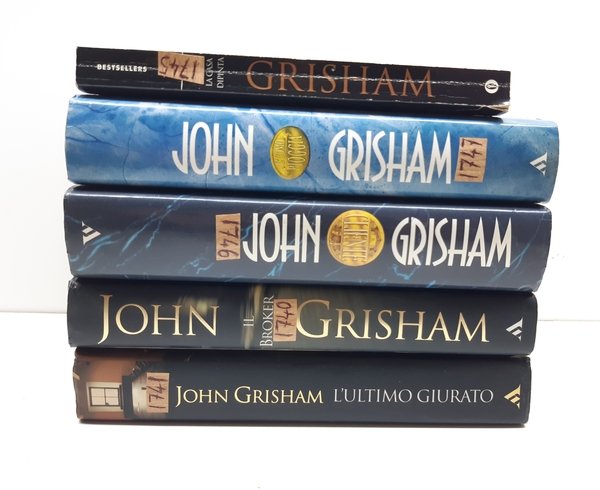 John Grisham lotto 5 romanzi Mondadori