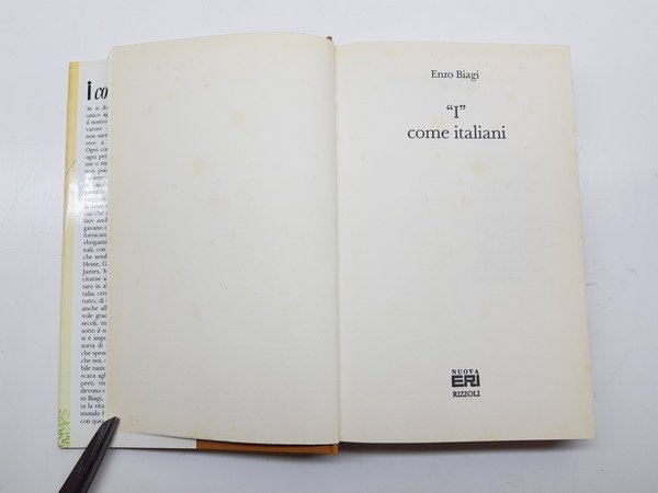 Enzo Biagi Lotto di tre libri Rizzoli