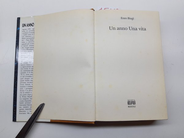 Enzo Biagi Lotto di tre libri Rizzoli