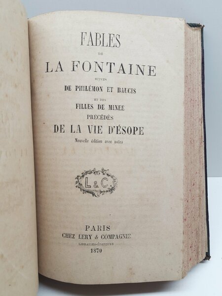 Morceaux Choisis La France Litteraire 6∞ed. 1882 + Fables de …
