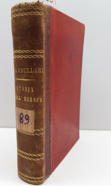 Pier Francesco Giambullari Storia dell'Europa due volumi in un unico …