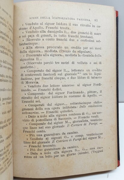 Enrico Murger La Boheme scene della scapigliatura parigina 2 volumi …