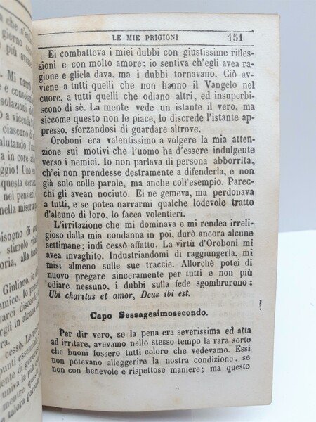 Silvio Pellico Le mie prigioni Pagnoni 1872