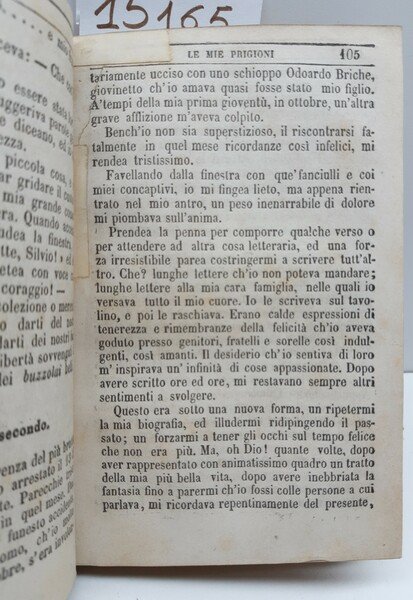 Silvio Pellico Le mie prigioni Pagnoni 1872