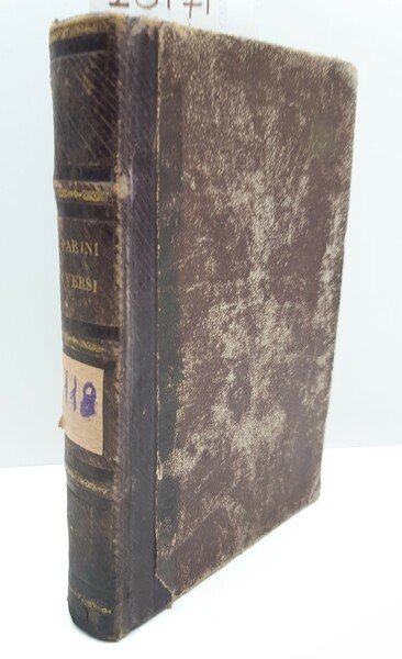 Versi e poesie di Giuseppe Parini Guigoni 1864