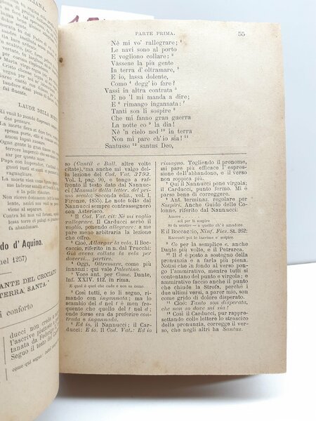 Antologia della poesia italiana Ottavio Targioni Tozzetti 2∞ ed. Livorno …