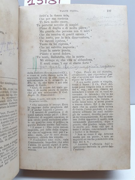 Antologia della poesia italiana Ottavio Targioni Tozzetti 2∞ ed. Livorno …
