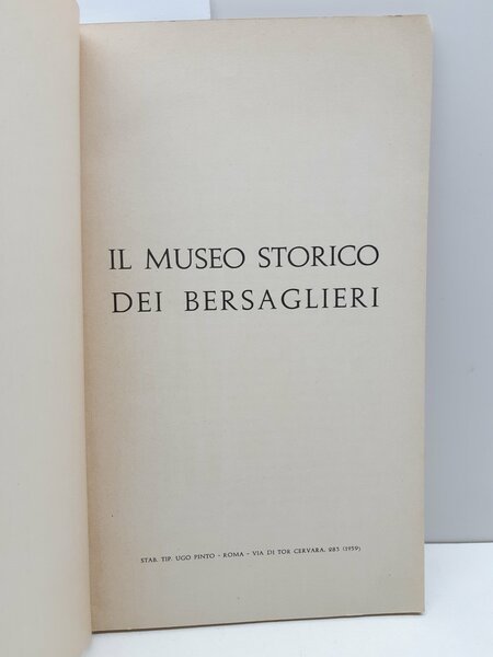 Museo storico dei Bersaglieri 1959