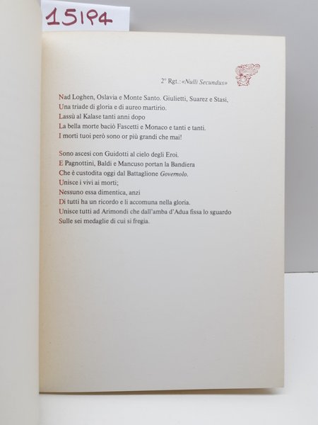 Fausto Mandelli Acrostici Ai nostri reggimenti e loro battaglioni eredi …