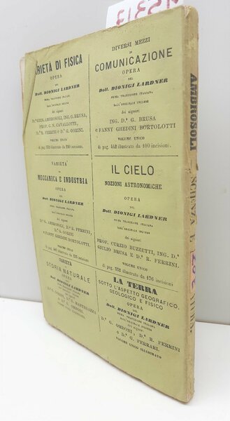 Scienza e letteratura Dialoghi tre di Giuseppe Ambrosoli Vallardi 1860