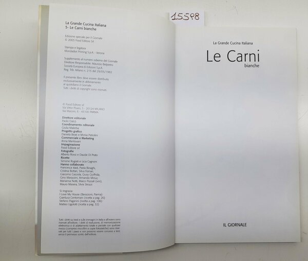 La grande cucina italiana le carni bianche Il Giornale 2005