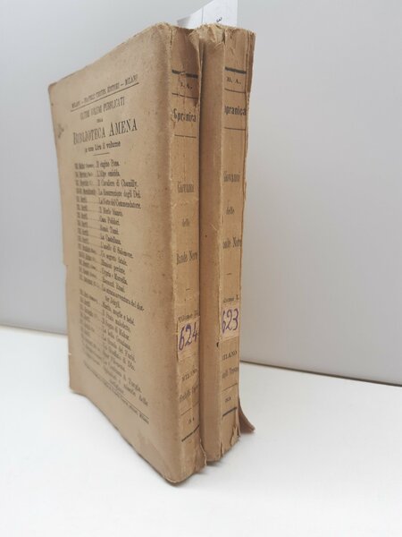 Luigi Capranica Giovanni delle Bande Nere due volumi Treves 1909