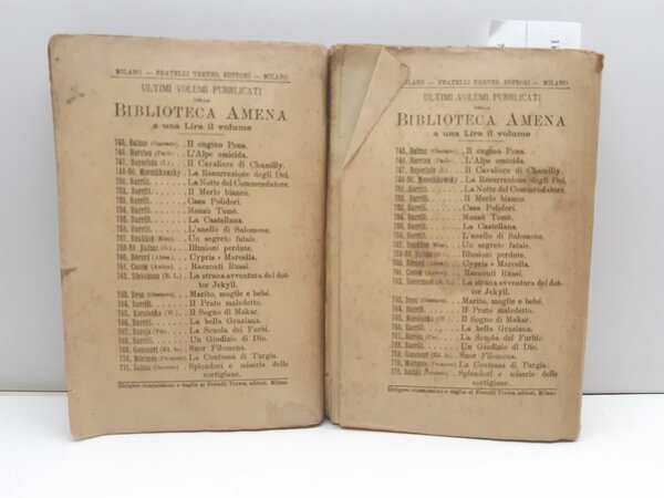 Luigi Capranica Giovanni delle Bande Nere due volumi Treves 1909