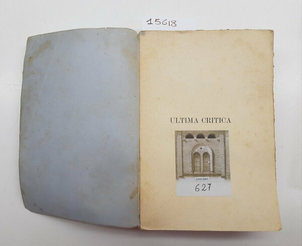 Ausonio Franchi Ultima critica G. Palma 1889 Libreria Religiosa