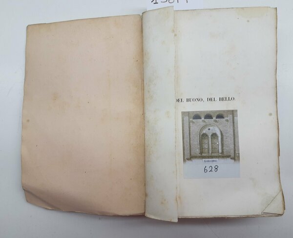 Vincenzo Gioberti Del buono del bello Firenze Le Monnier 1857