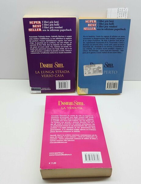 Danielle Steel Lotto di tre romanzi Sperling e Kupfer