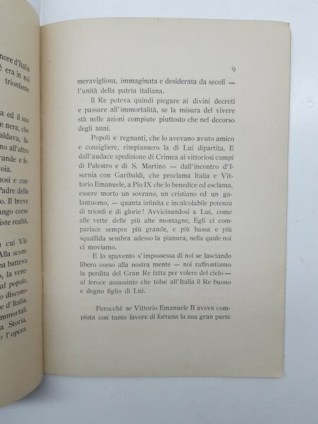 Legnazzi Commemorazione di Vittorio Emanuele II letta nella sala della …