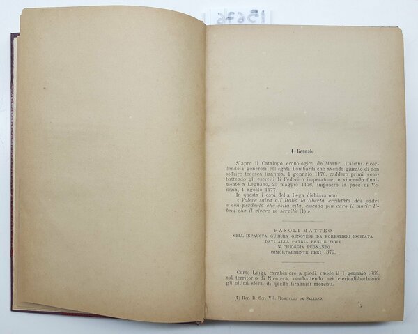 Gabriele Fantoni Diario dei martiri italiani dal 1176 al 1870 …