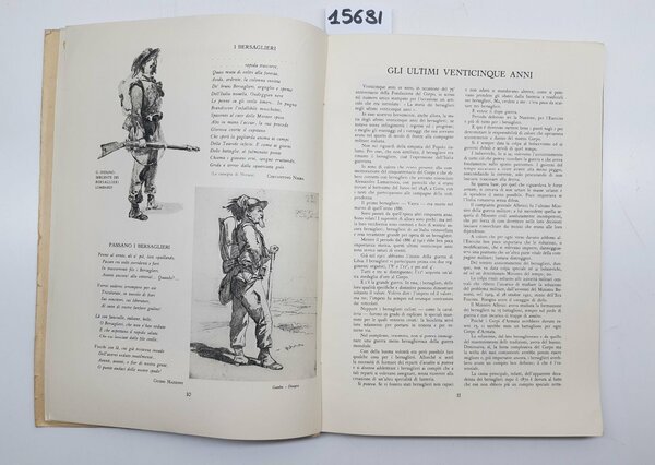 I bersaglieri 1836-1936 generale Alessandro Lamarmora Ed. Alfieri 1936