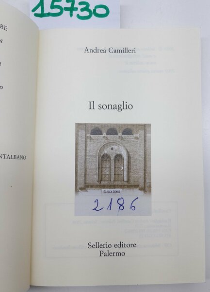Andrea Camilleri Il sonaglio Sellerio 2009 4° edizione
