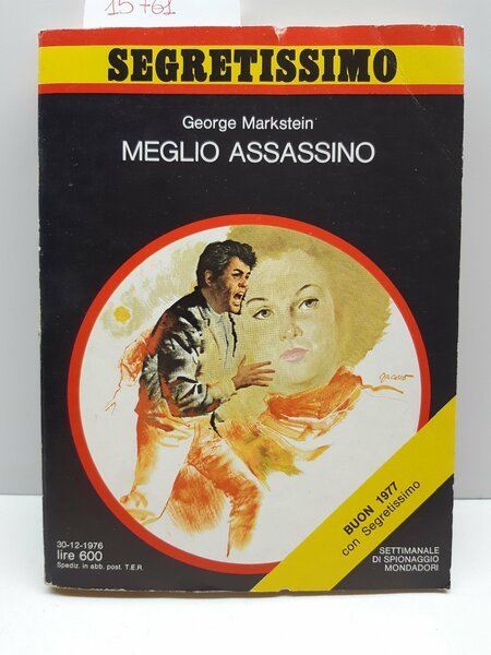 Segretissimo George Markstein Meglio assassino Mondadori 1976