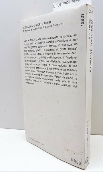A. A. Milne Il dramma di corte Rossa Oscar del …
