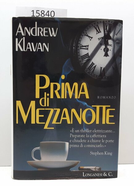 Andrew Klavan Prima di mezzanotte romanzo Longanesi 2° edizione 1999