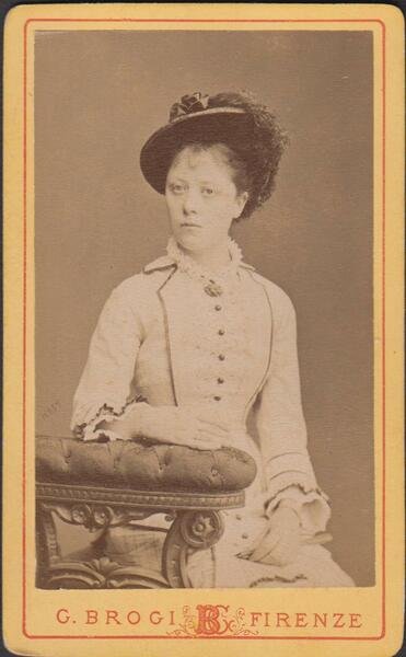 Foto Foto photo cdv gentildonna con cappello by E. G. …