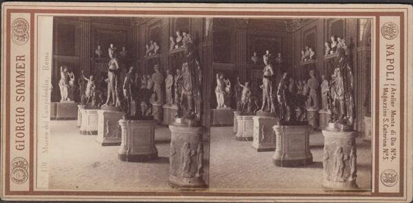 Foto stereoscopica Museo del Campidoglio Roma by Sommer 1890 c.a. …