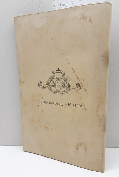 Libretto opera La Wally in quattro atti edizioni Ricordi
