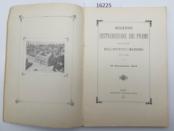 Solenne Distribuzione dei premi agli alunni dell'Istituto Massimo alle Terme …