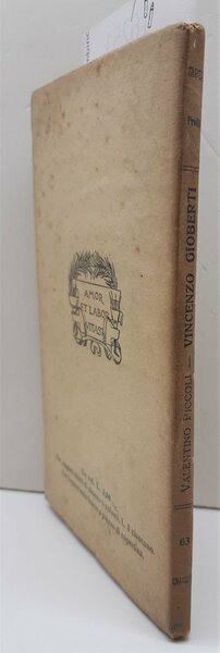 Valentino Piccoli Vincenzo Gioberti Formiggini 1923 | Immagine Gallery 2