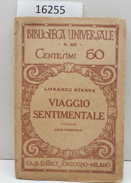 Lorenzo Sterne Viaggio sentimentale Sonzogno senza data | Immagine Gallery 3