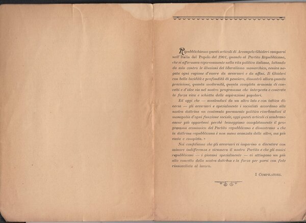 Arcangelo Ghisleri La questione economica e il partito repubblicano 1∞ …