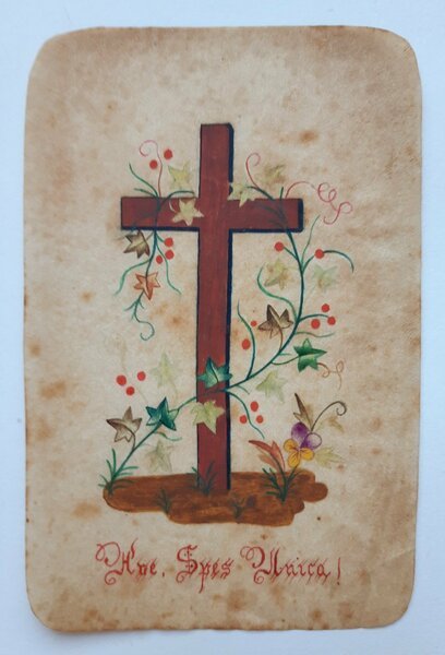 Santino holy card manufatto La Santa croce di Gesù 1940 …