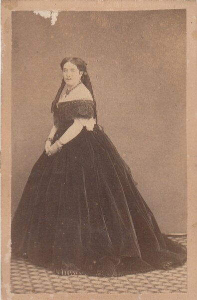 cdv foto photo ritratto di nobildonna by Le Lieure Torino …