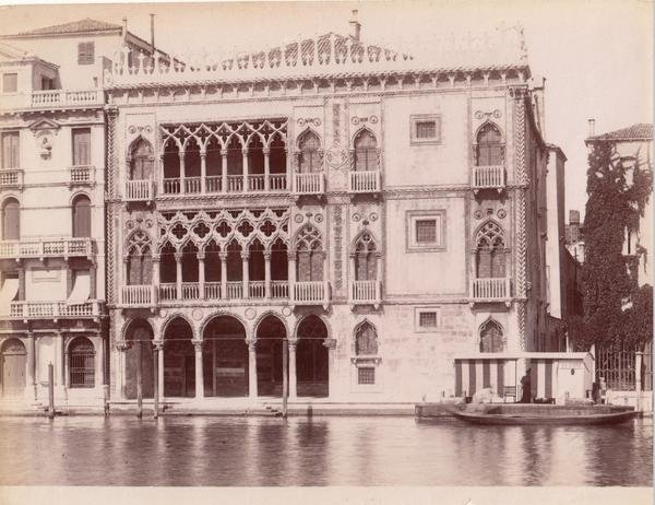 foto photo albumina Ca' D'oro Venezia by P. Salviani Venezia …