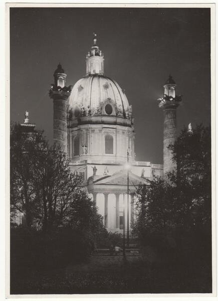 Foto vintage old Photo Vienna chiesa di San Carlo Borromeo …
