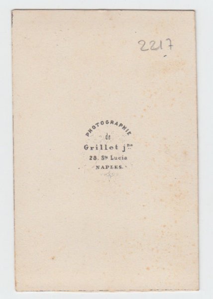 Foto photo cdv ufficiale Cavalleria Reggimento Lancieri 1860 by Grillet …