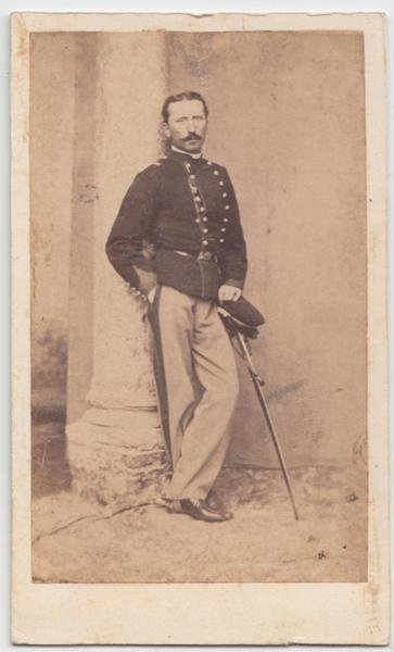 Foto photo cdv alto ufficiale Reggimento Lancieri 1860 by Anonimo