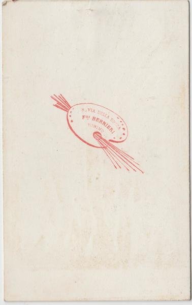 Foto photo gentiluomo in posa by F.lli Bernieri Torino cdv …