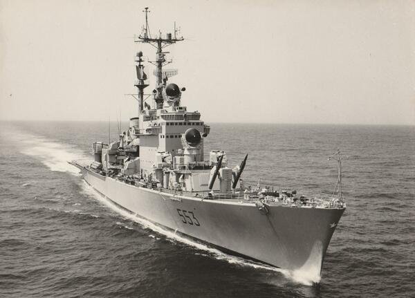 Marina Militare Cacciatorpediniere Lanciamissili Doria foto originale photo 1960 c.a.