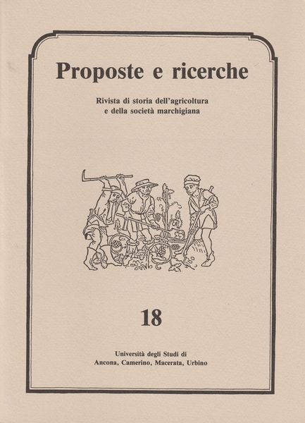 Storia locale Proposte e ricerche numero 18 1987