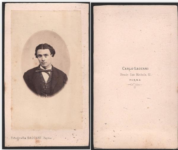 Foto photo gentiluomo con papillon by Carlo Saccari Parma cdv …