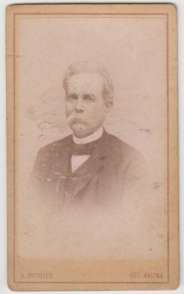 foto photo cdv ritratto di gentiluomo by A. Diotallevi Ancona …