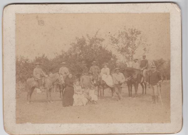 foto photo albumina militari regio esercito e civili a cavallo …