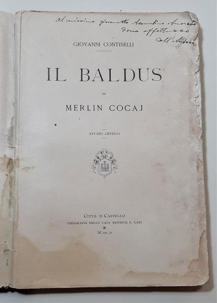 Giovanni Continelli Il Baldus di Merlin Cocaj Lapis 1904